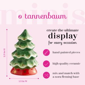 Nora Fleming O' Tannenbaum (Christmas Tree) - Hand-Painted Ceramic Christmas Decor - Winter Minis for The Home and Office