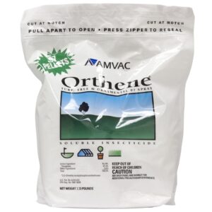 orthene 97 spray insecticide 7.73 lbs for pests on trees ornamentals and turf"