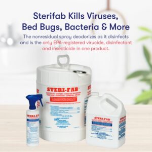 Steri-fab Bed Bug Insecticide 4 Gals Dust Mite Bed Bugs Killer Mattress Spray