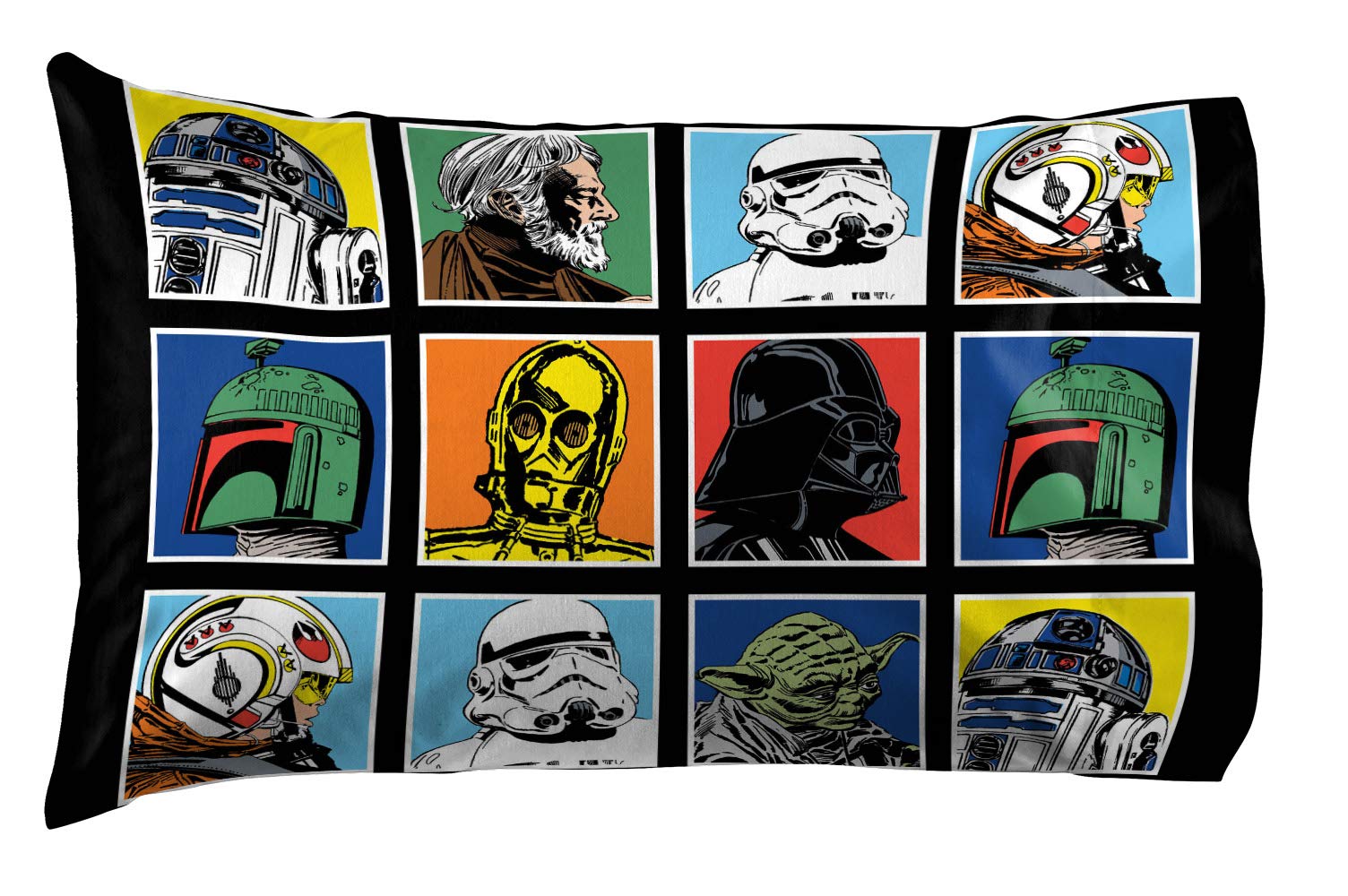 Jay Franco - JF27246EPCD Star Wars Classic Grid 4 Piece Full Sheet Set