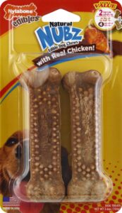 nylabone 491556 nubz chicken flavor, small/4 ct, 1piece