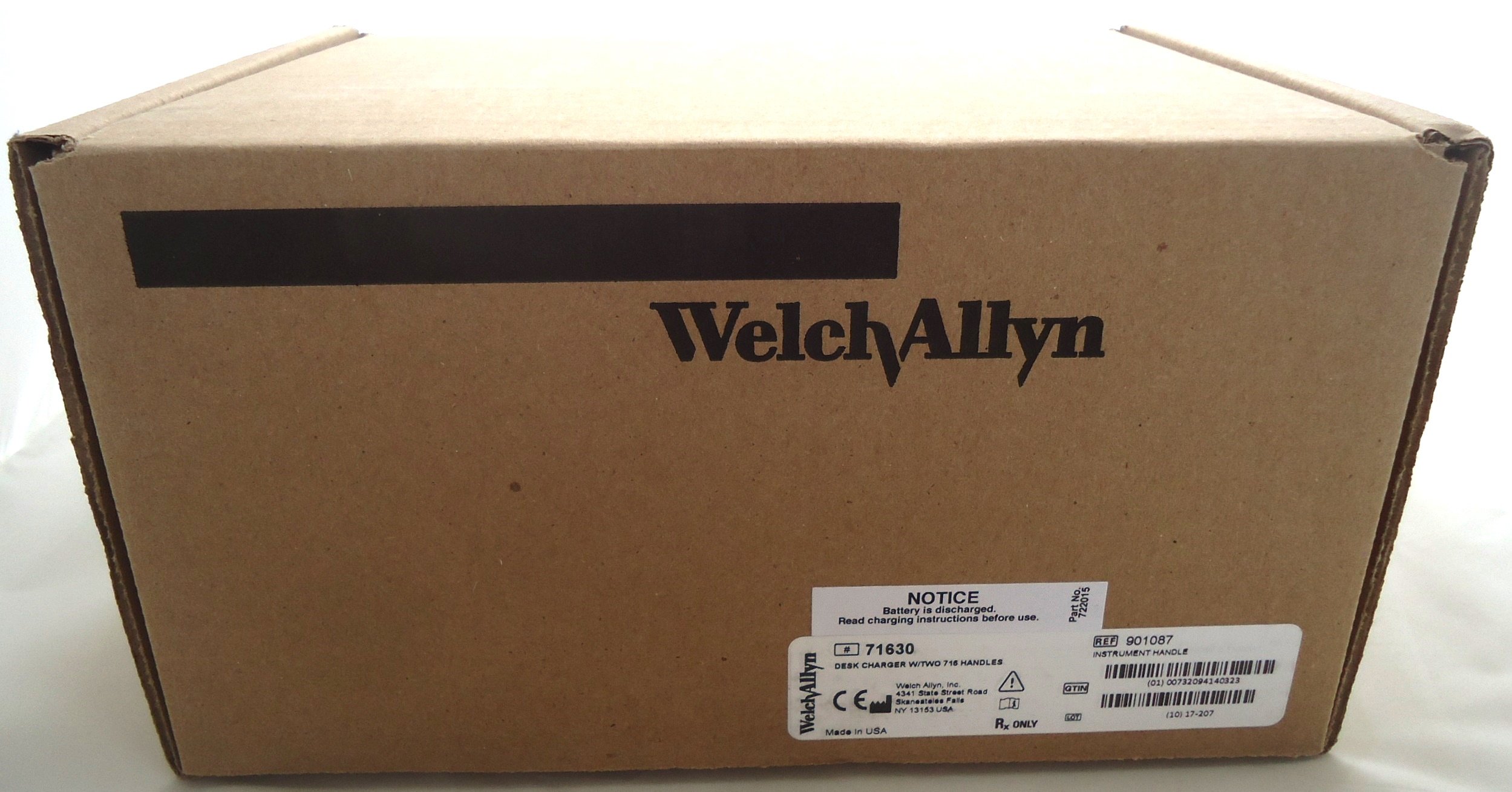 Welch Allyn 71630 Desk Charger with 2 NiCad Handles