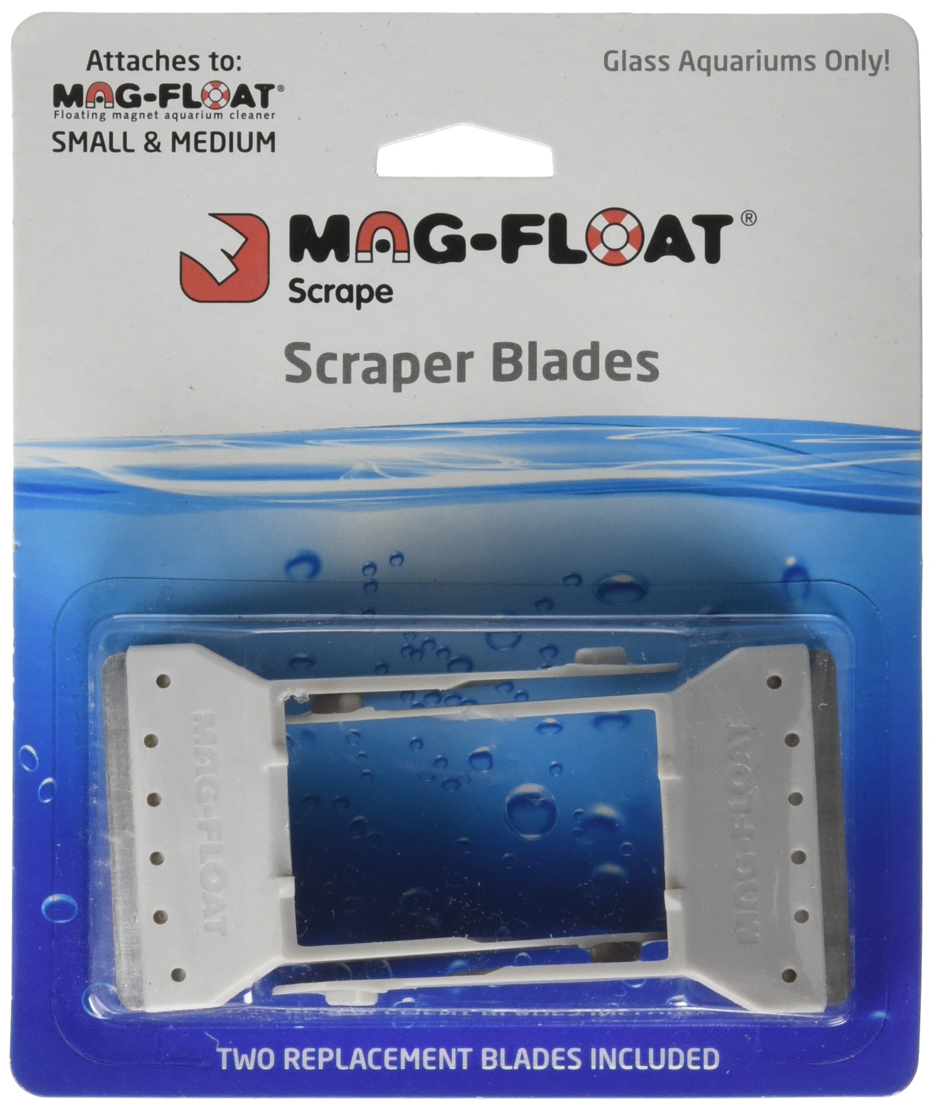 Mag-Float Scrape Scraper Blades Small & Medium 2 Pack