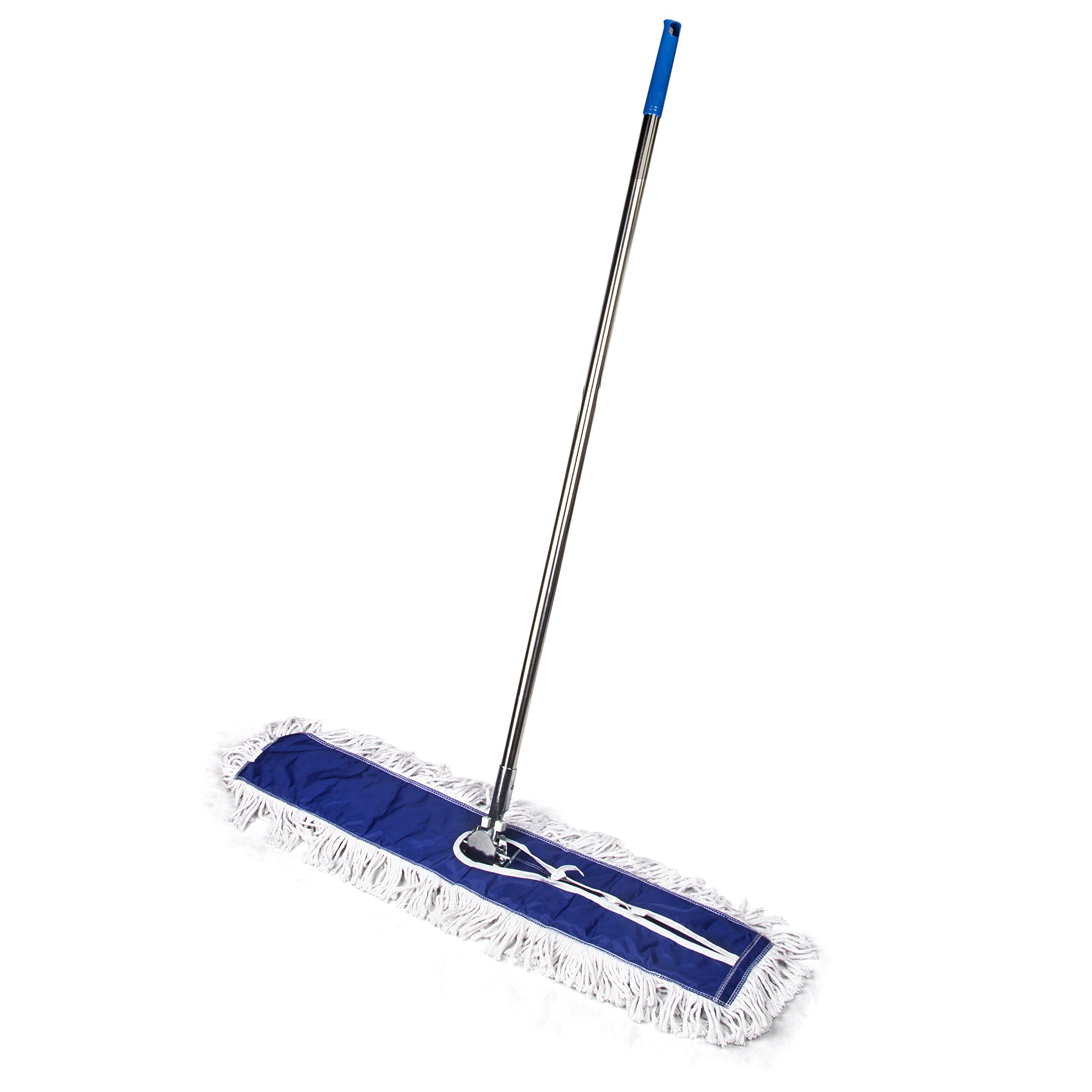 Kendal Industrial Commercial Maxi Dust Mop Kit with Handle and Washable Head (36 Inch)