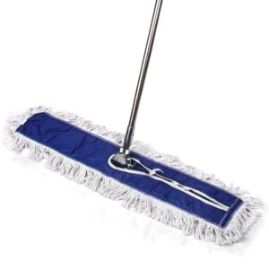 Kendal Industrial Commercial Maxi Dust Mop Kit with Handle and Washable Head (36 Inch)