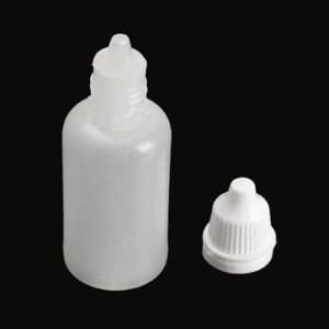 Teensery 25 Pcs Plastic Empty Squeezable Eye Liquid Dropper Bottles Dropping Bottles (30ml)