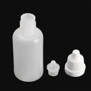 Teensery 25 Pcs Plastic Empty Squeezable Eye Liquid Dropper Bottles Dropping Bottles (30ml)