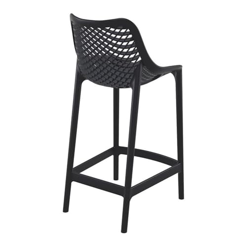 Compamia Air Patio Counter Stool in Black (Set of 2)