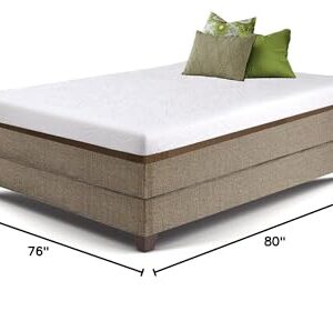 Live and Sleep Resort Ultra Bed in Box - 12-Inch Cooling Gel Memory Foam Mattress in a Box - CertiPur Certified - King Size