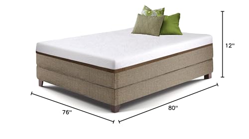 Live and Sleep Resort Ultra Bed in Box - 12-Inch Cooling Gel Memory Foam Mattress in a Box - CertiPur Certified - King Size