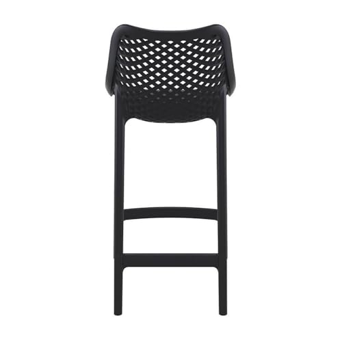 Compamia Air Patio Counter Stool in Black (Set of 2)