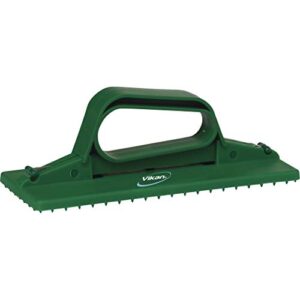 vikan, green pad holder,handheld,9" x 3.7",pp/ss, 5510