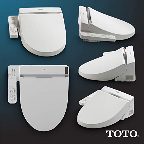 TOTO SW2014#01 A100 Electronic Bidet Toilet Cleansing Warm Water and Heated Seat, Elongated, Cotton White