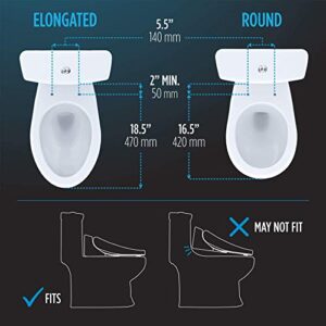 TOTO SW2014#01 A100 Electronic Bidet Toilet Cleansing Warm Water and Heated Seat, Elongated, Cotton White