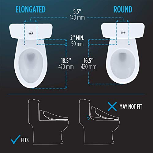 TOTO SW2014#01 A100 Electronic Bidet Toilet Cleansing Warm Water and Heated Seat, Elongated, Cotton White