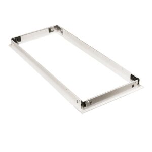 metalux df-14w-u 1x4 dry wall frame kit, accessory, white