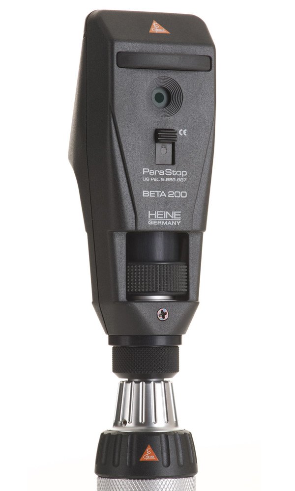 Heine Beta 200 Streak Retinoscope and Rechargeable Beta NT 3.5V Handle Set (Includes Battery)