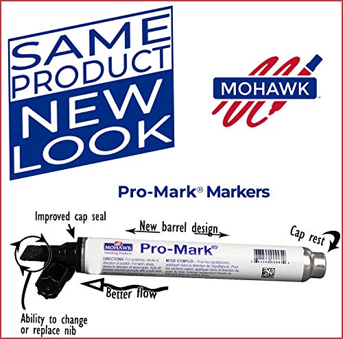 Pro-Mark® Touch Up Wood Markers (Black-M267-0001) - for Scratch Repair and Touch-Ups on Wood Furniture: Tables, Desks, Frames, Bed Posts and Trim- by Mohawk Finishing Products