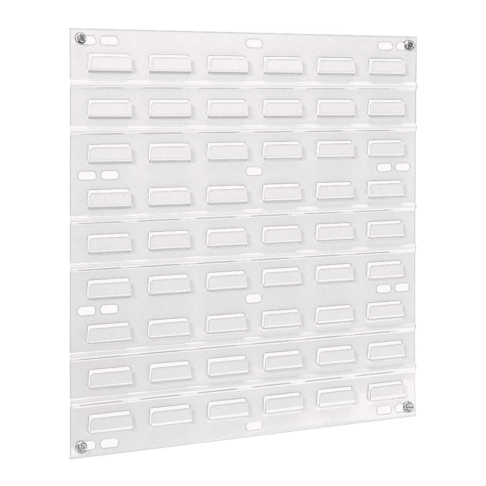 Akro-Mils 30618 Louvered Steel Wall Mount Panel Garage Organizer for Hanging AkroBin Storage Bins, 18-Inch W x 19-Inch H, White, 4 Pack