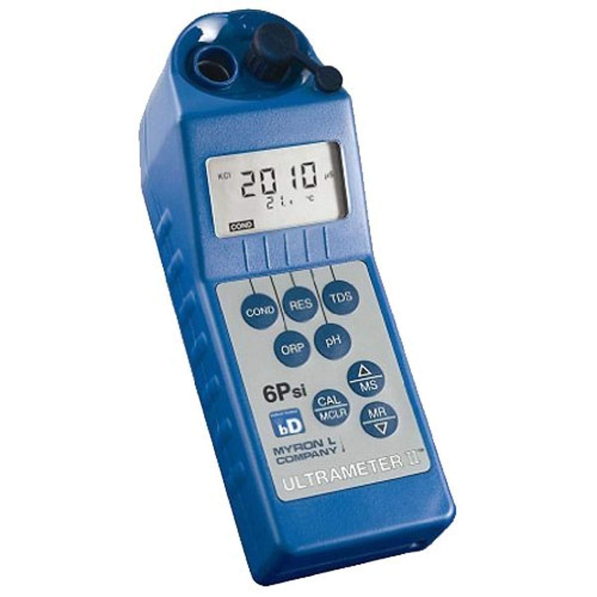 Myron L 6PIIFCE-BD Meter with Conductivity, Resistivity, TDS, pH, ORP/Free Chlorine, Temperature, bluDock Enabled