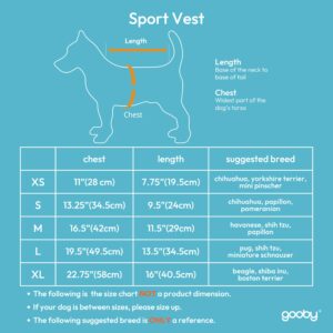 Gooby Sports Vest Dog Jacket - Pink, Small - Reflective Dog Vest with D Ring Leash - Warm Fleece Lined Small Dog Sweater, Hook and Loop Closure - Dog Clothes for Small Dogs Boy or Girl Dog Sweater