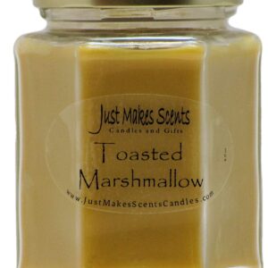 Toasted Marshmallow Scented Blended Soy Candle by Just Makes Scents