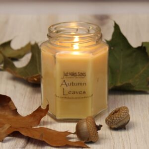 Autumn Leaves Scented Blended Soy Candle by Just Makes Scents