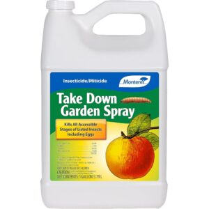 monterey lawn & garden products mbr5015, 1 gallon concentrate monterey take down garden spray, pint