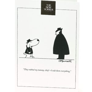 Funny New Yorker Greetings Card - Perfect for a Variety of Occasions - Funny Cartoon Greetings Card - Birthday Card for Men