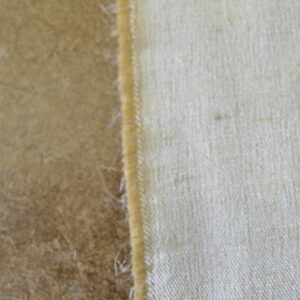 AK-Trading 60" Wide Burlap and Cotton Blend Natural Lint Free Linen Burlap Fabric for Crafts & Decoration (60" Wide x 1 Yard Long)