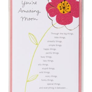 American Greetings Birthday Card for Mom (Floral, You’re Amazing)