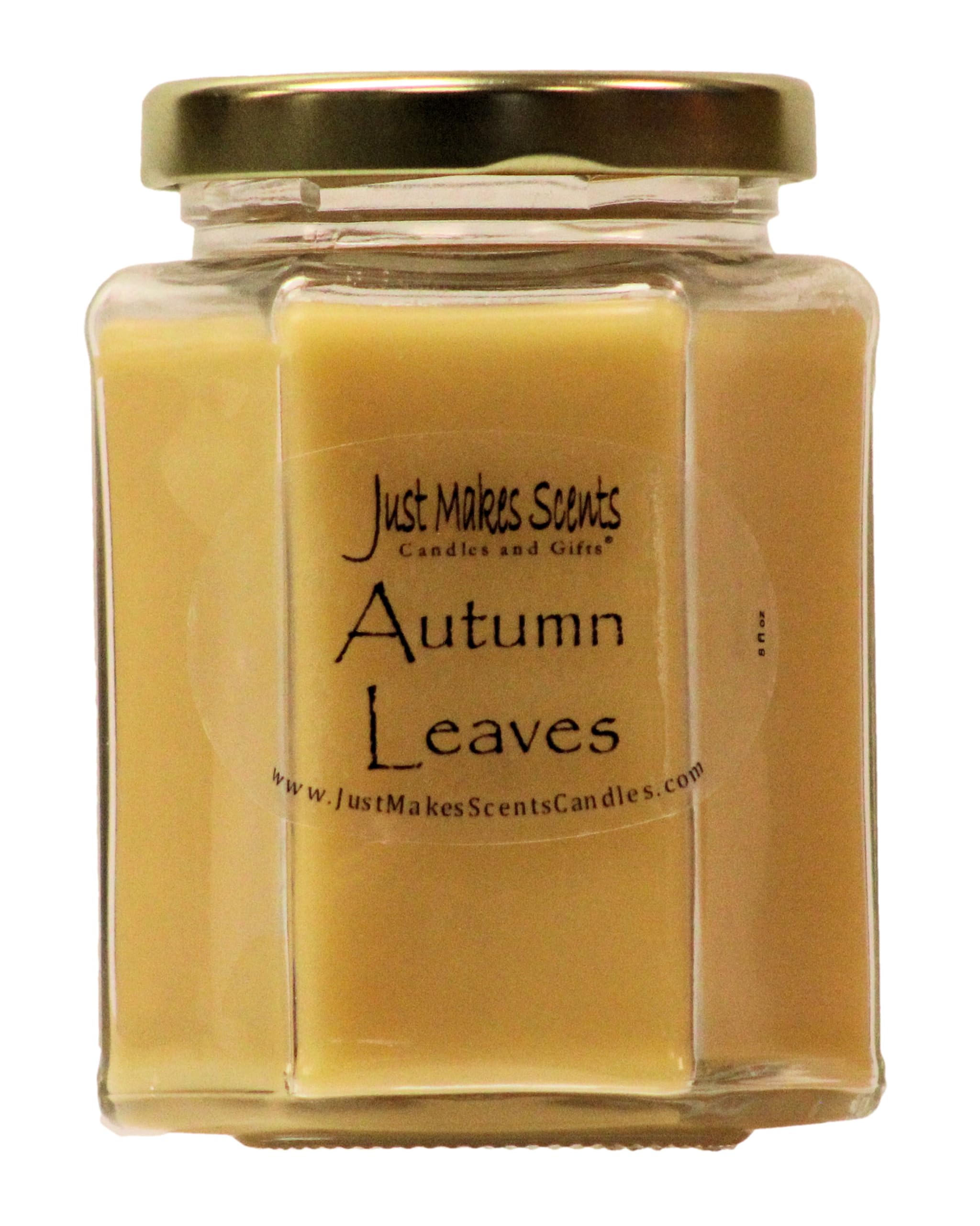 Autumn Leaves Scented Blended Soy Candle by Just Makes Scents