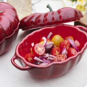 Staub Tomato Casserole 40511-855-0 Enamelled Surface Ceramic