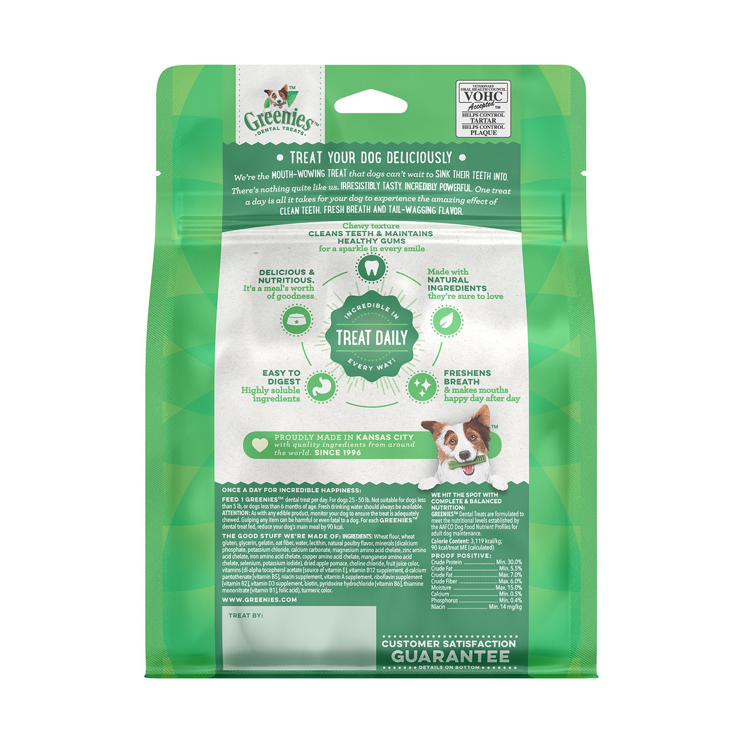 Greenies Dental Dog Treats Teenie Size, Original Flavor (12 Ounces. 43 Treats)