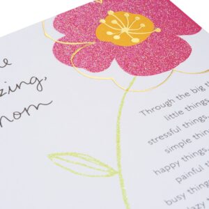 American Greetings Birthday Card for Mom (Floral, You’re Amazing)