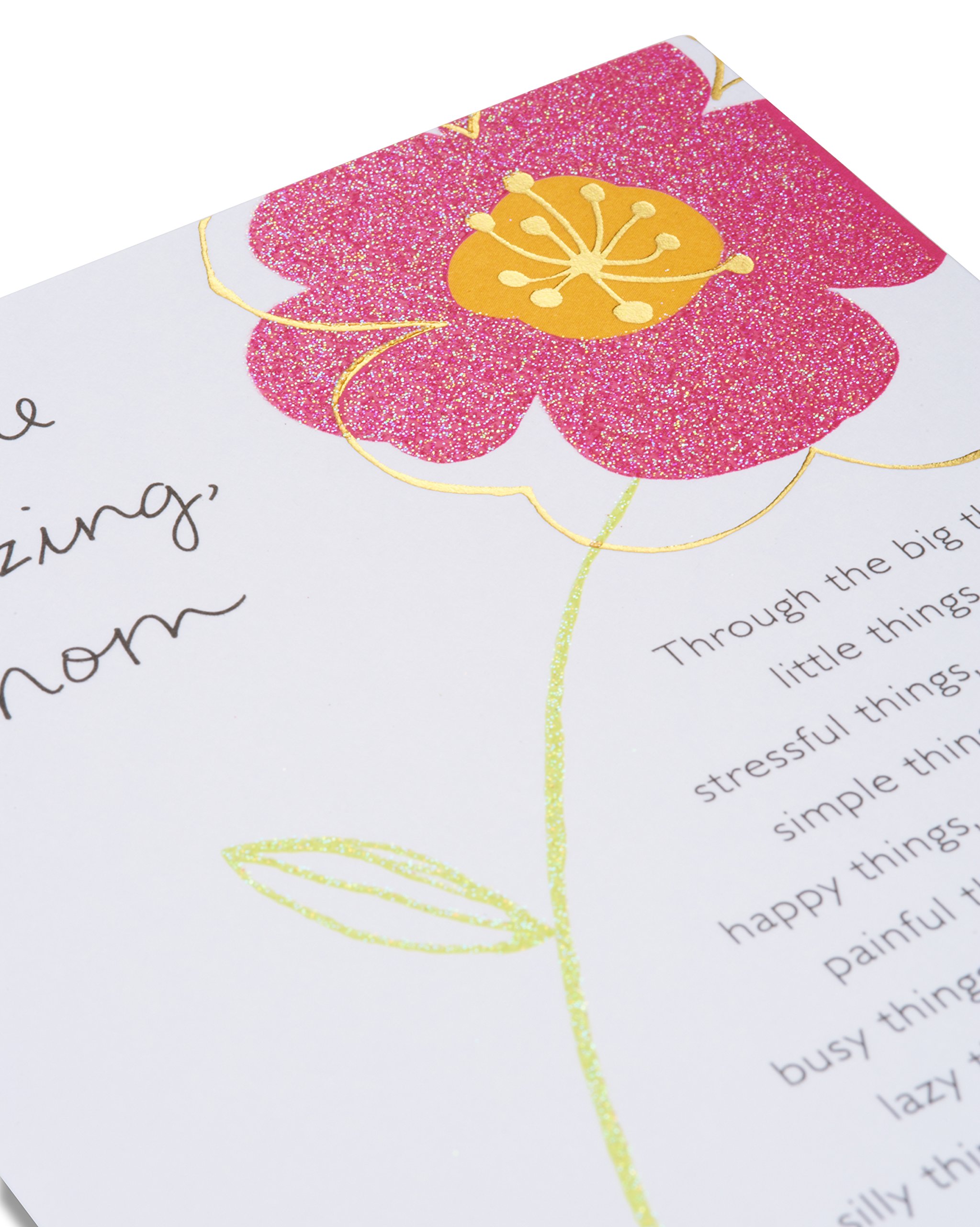 American Greetings Birthday Card for Mom (Floral, You’re Amazing)