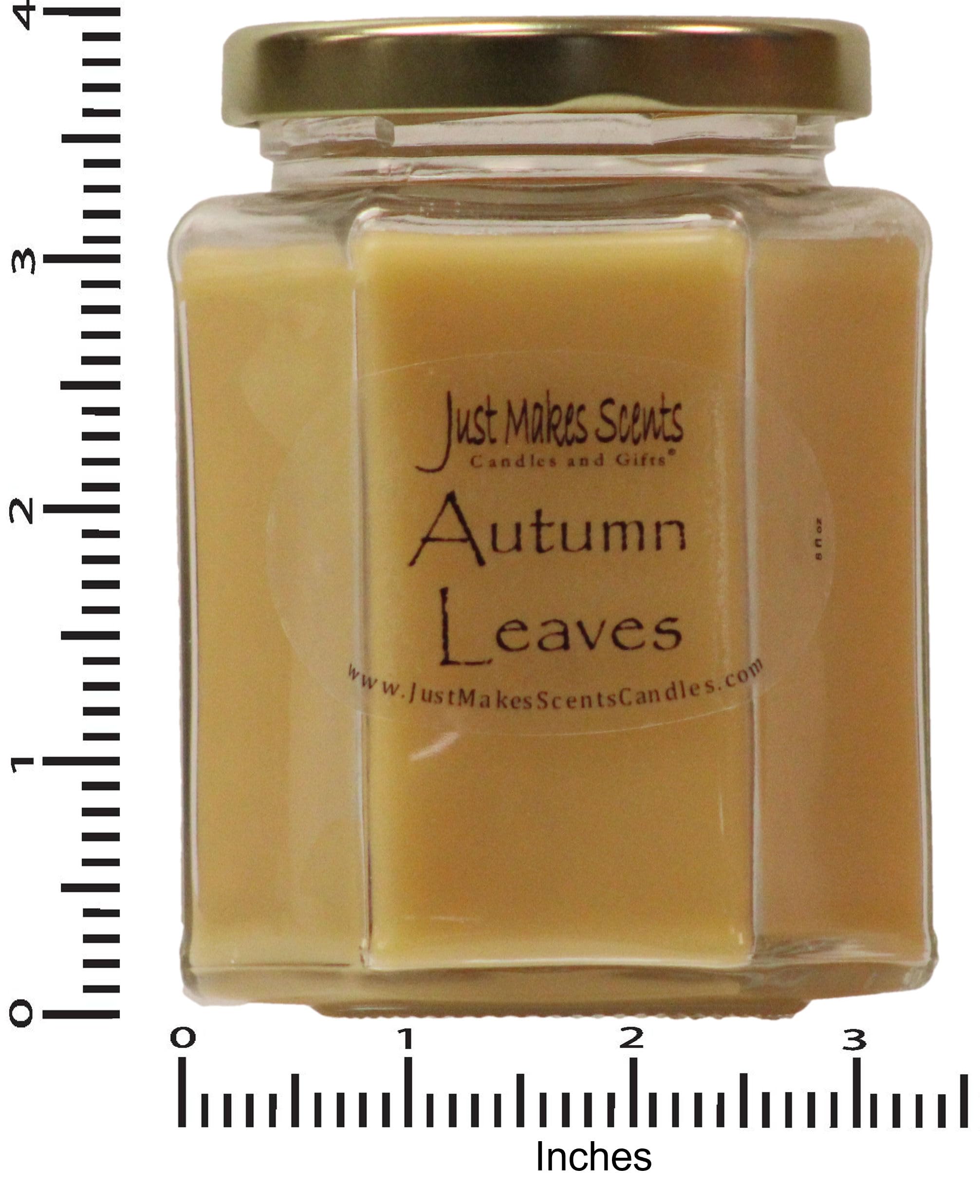 Autumn Leaves Scented Blended Soy Candle by Just Makes Scents