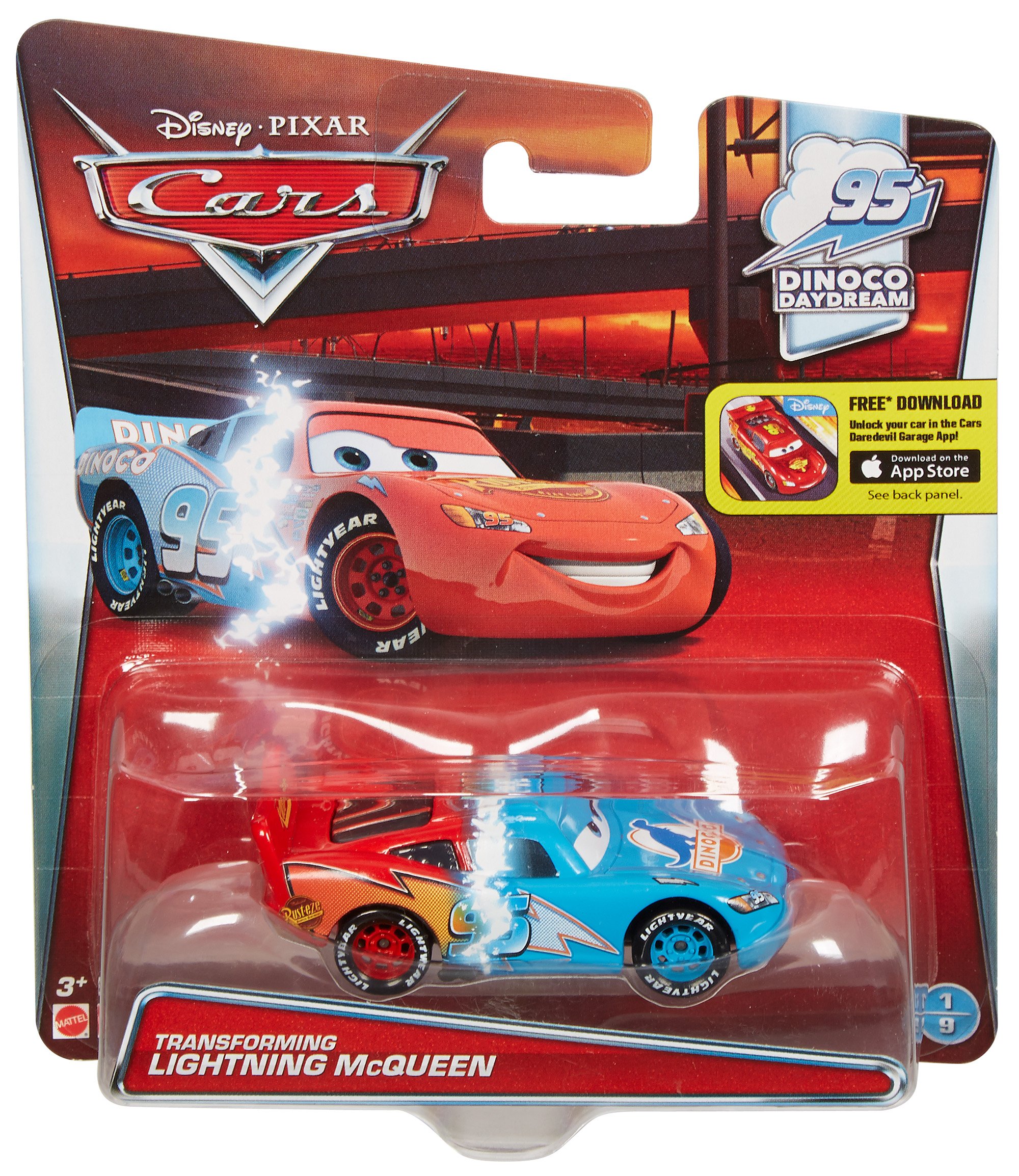 Disney Pixar Cars Diecast, Transforming Lightning McQueen