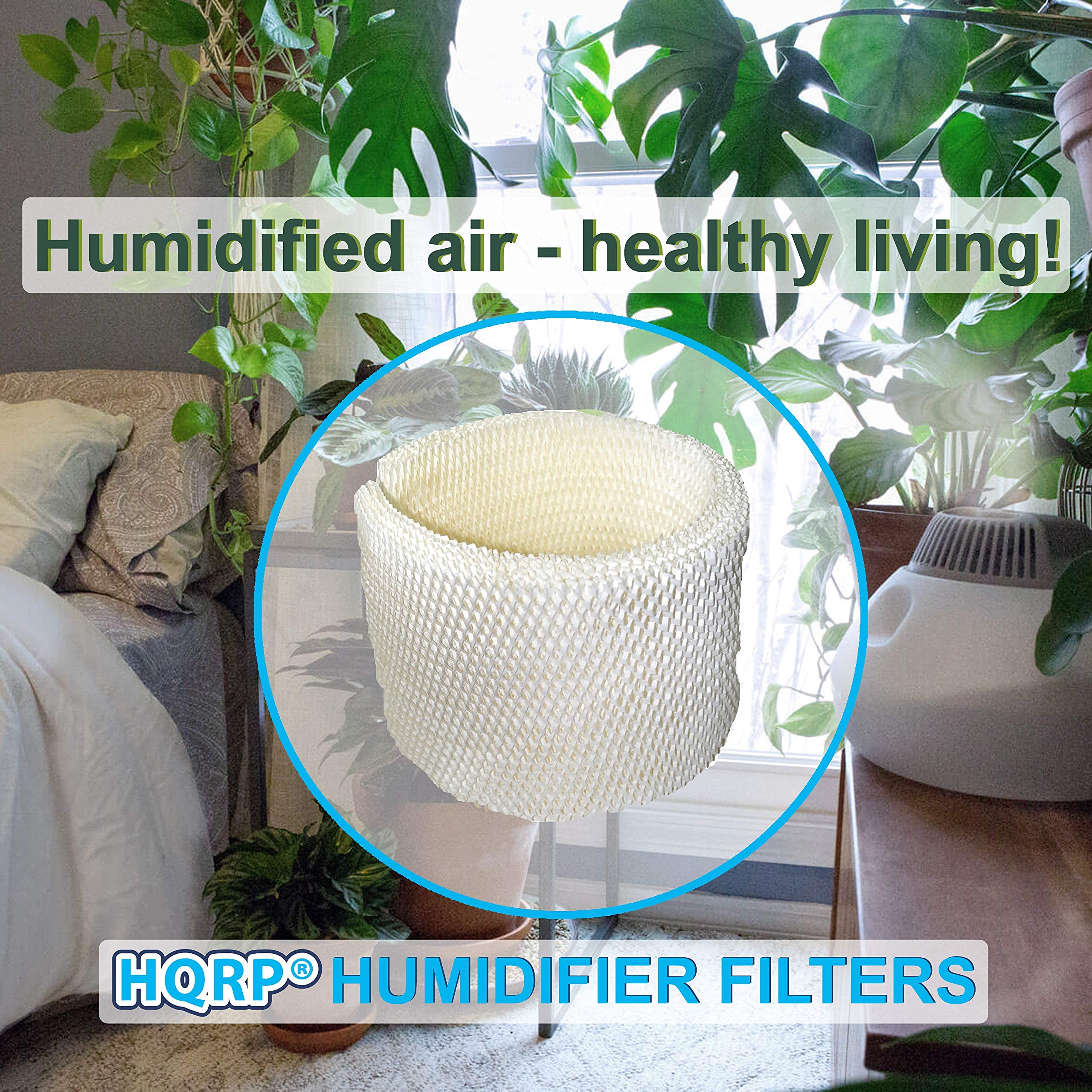 HQRP Wick Filter Compatible with Aircare Maf2, Ef2, MA0800, MA0600; Kenmore Sears 15508, 03215508000p, 15408, 154080, 17006, 29706 Humidifier