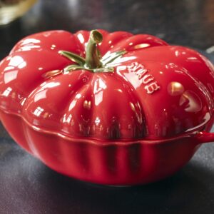 Staub Tomato Casserole 40511-855-0 Enamelled Surface Ceramic