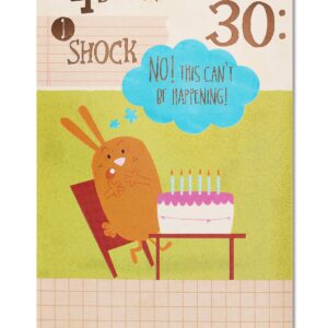 American Greetings Funny 30th Birthday Card (Four Stages)