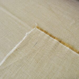 AK-Trading 60" Wide Burlap and Cotton Blend Natural Lint Free Linen Burlap Fabric for Crafts & Decoration (60" Wide x 1 Yard Long)