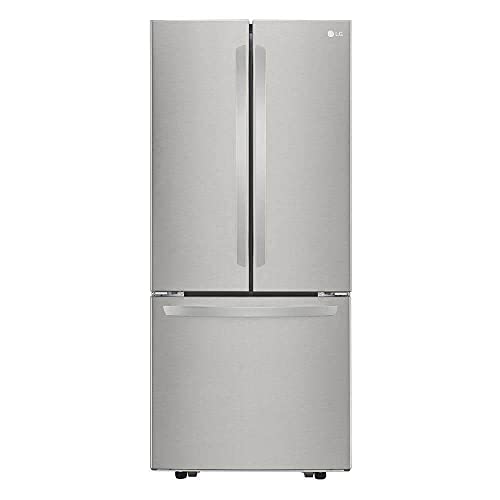 LG LFCS22520S 22 Cu. ft. French Door Refrigerator in Stainless Steel (2021)