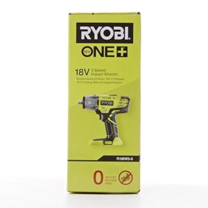 RYOBI R18IW3-0 18V ONE+ Cordless 3-Speed Impact Wrench (Body Only)