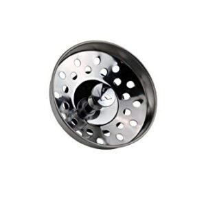 Plumb Pak PP20665 Plastic Fixed Post Style Kitchen Sink Strainer, Stainless Steel