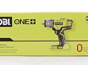 RYOBI R18IW3-0 18V ONE+ Cordless 3-Speed Impact Wrench (Body Only)