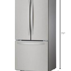 LG LFCS22520S 22 Cu. ft. French Door Refrigerator in Stainless Steel (2021)