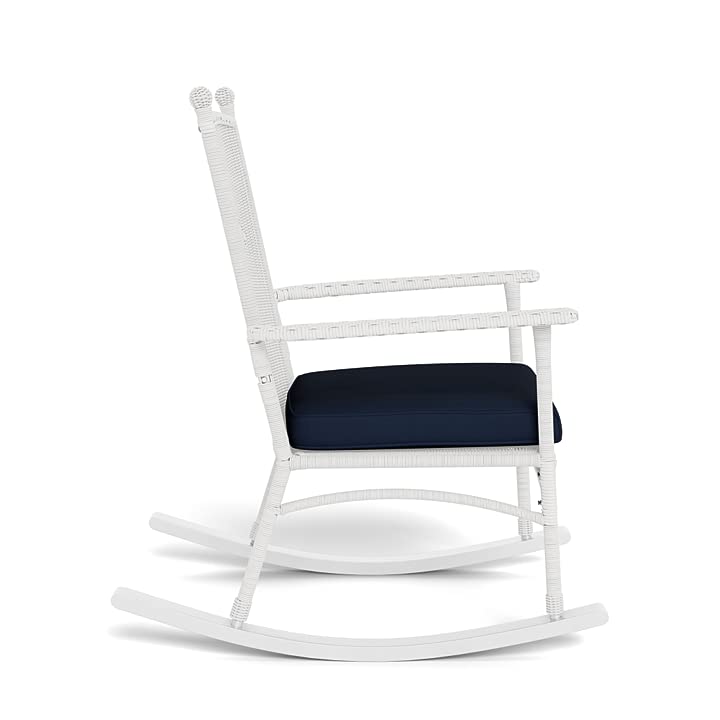 Tortuga Outdoor Portside Classic Rocking Chair, White Coastal