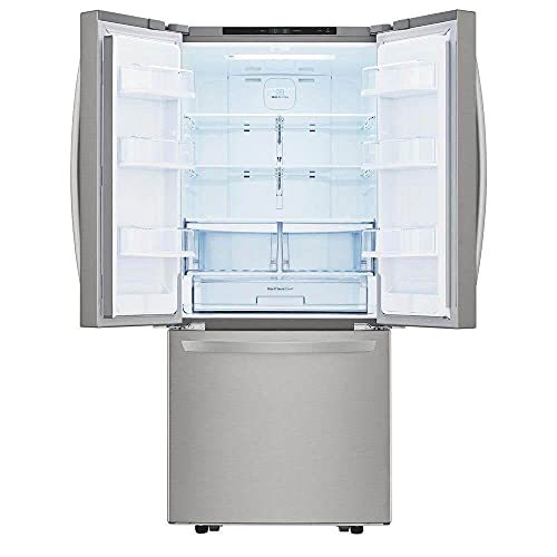 LG LFCS22520S 22 Cu. ft. French Door Refrigerator in Stainless Steel (2021)