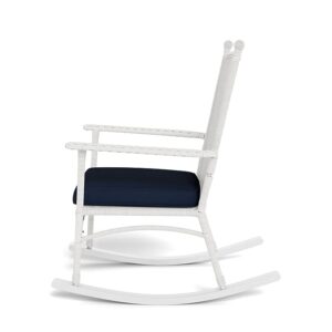 Tortuga Outdoor Portside Classic Rocking Chair, White Coastal